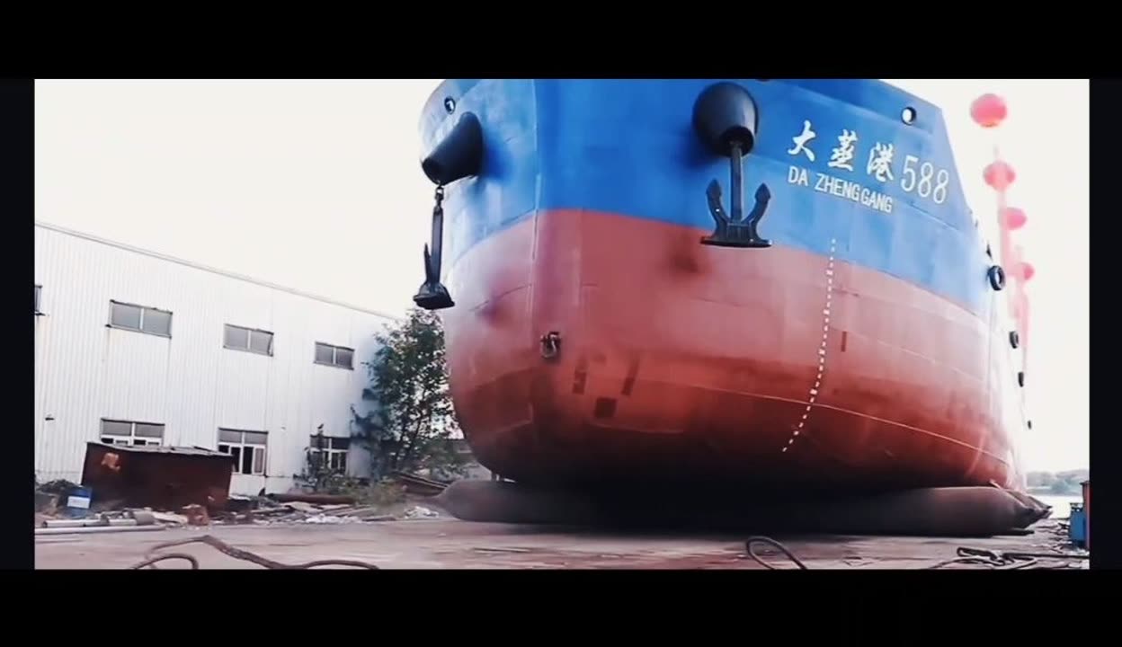 船舶氣囊工藝顯威力，大蒸港兩船同日順利吉水
